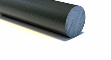 PVC Extruderet Stang, Grå, Ø 5mm, Længde 2000mm