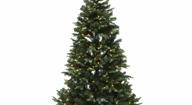 LIFA, kunstigt juletræ, PE/PVC, 1,8 x 1,2 m, m/LED lys og stjerne