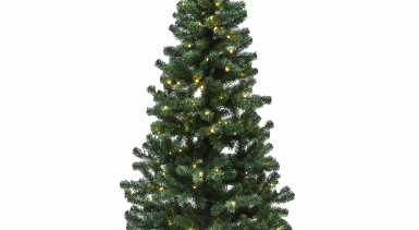 ALEX, kunstigt juletræ, PVC, 2 X 1,1 m, m/LED lys