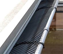 RIANET tagrendenet inkl. 12 clips, 160x6000mm