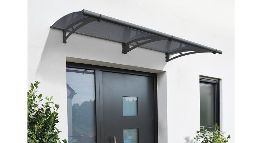 Dørbaldakin, Aquila 2050, røgfarvet grå