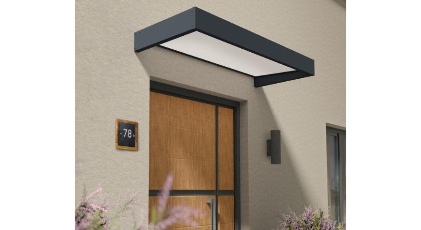 Dørbaldakin, Sophia 215 x 95 cm, hvid opal 