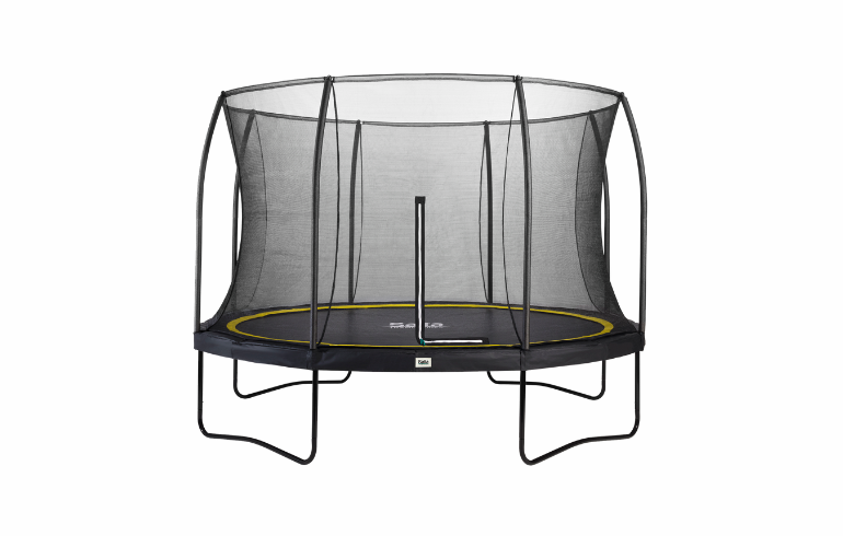 Trampolin Comfort, Ø427 cm, inkl. sikkerhedsnet, sort