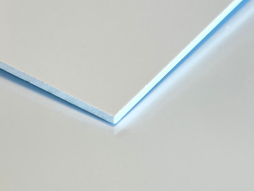 KÖMADUR® ES Plade, Hvid, 3000mm x 1500mm x 5mm