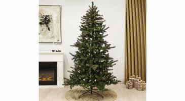 FRYD, kunstigt juletræ, PVC, 1,5 x 1,1 m, m/LED lys 