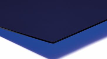PLEXIGLAS® GS, Blå transparent, 2030mm x 3050mm x 3,0mm, LT 5%
