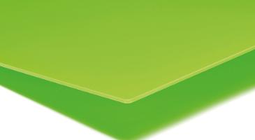 PLEXIGLAS® GS, Grøn translucent, 2030mm x 3050mm x 3,0mm, LT 12%