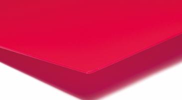 PLEXIGLAS® GS, Rød transparent, 2030mm x 3050mm x 3,0mm, LT 4%