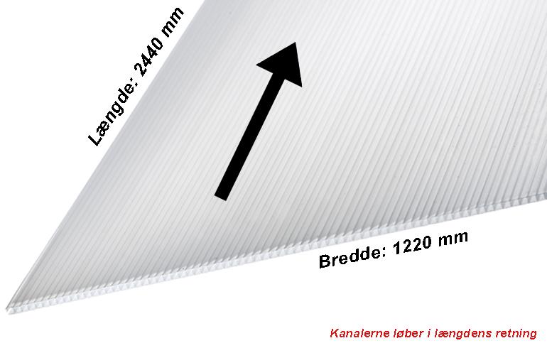 Afdækningsplast RiaCover, Hvid 1220mm x 2440mm x 2mm
