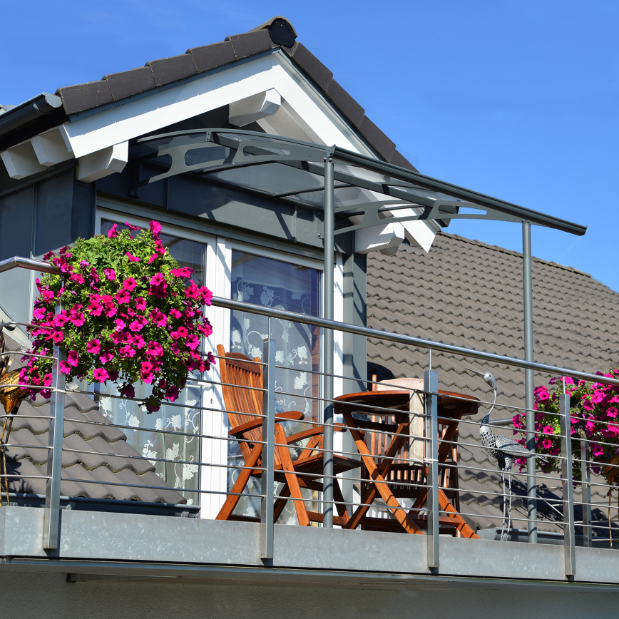 Dørbaldakin/terrasseoverdækning, VEGA 2000