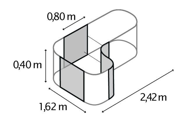 VITAVIA HØJBEDE CURVE 401