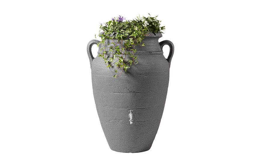 ANTIQUE REGNVANDSBEHOLDER MØRK GRANIT 360 L