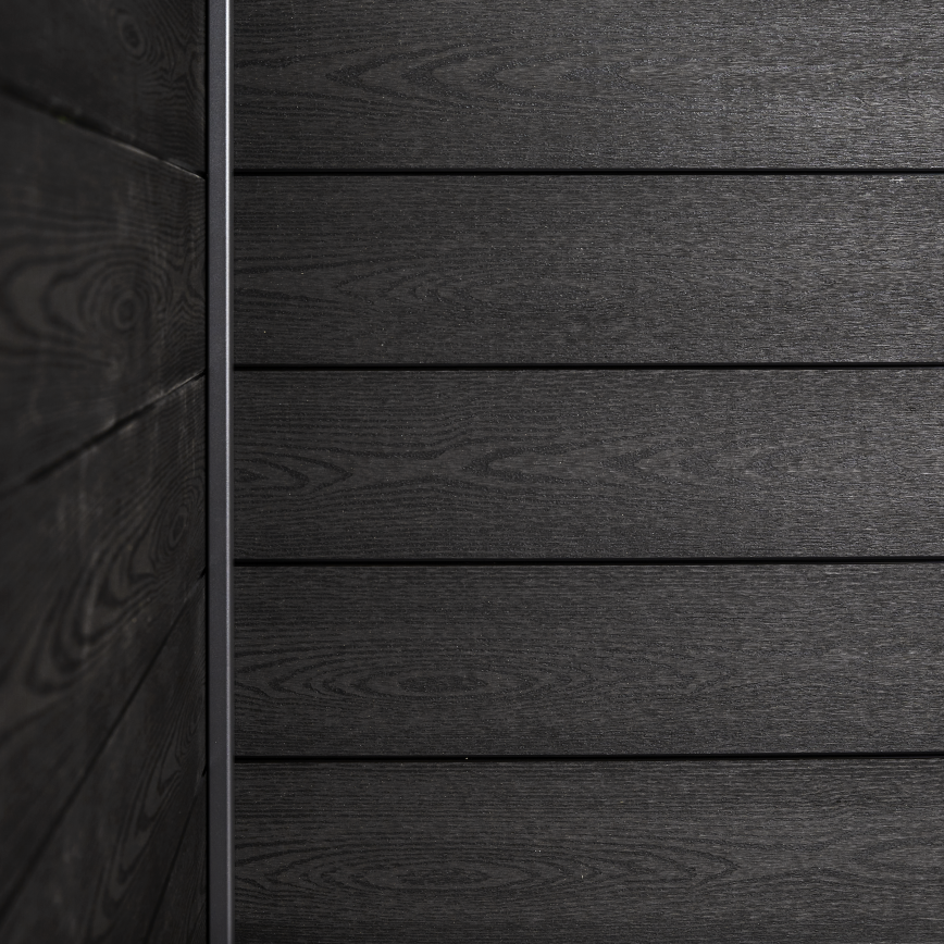 Komposit skraldeskjul, trælook, Pisa, 1210 x 1880 x 950