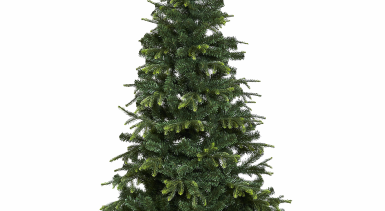 ALVA, kunstigt juletræ, PE/PVC, 2 x 1,3 m, u/LED lys