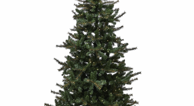 FRYD, kunstigt juletræ, PVC, 2,1 x 1,4 m, m/LED lys