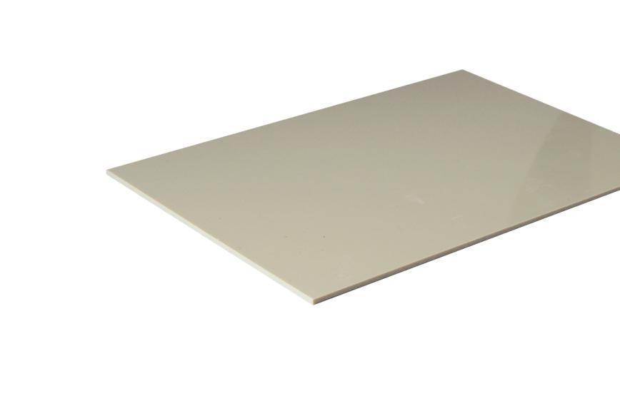 PP-H Plade, Grå, 1000mm x 2000mm x 12mm