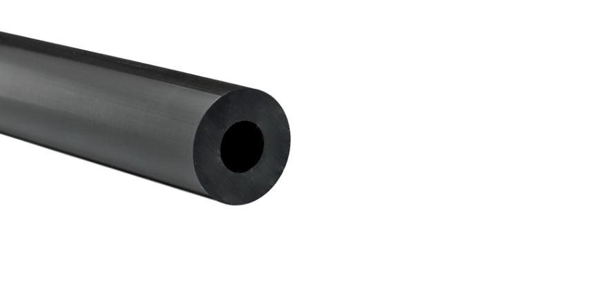 POM-C rør, Sort, udvendig Ø 30mm, indvendig Ø 15mm, Længde 3000mm