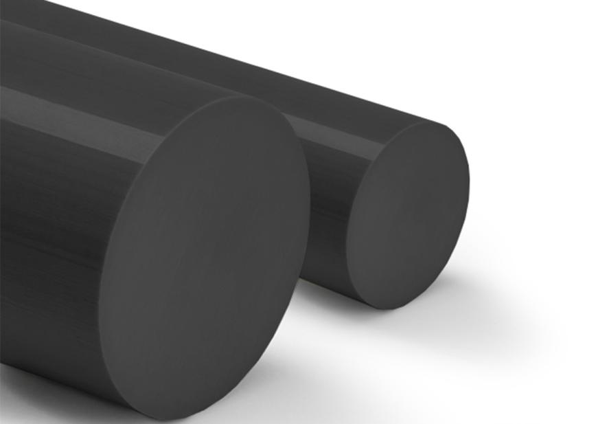 PE HD 300 Stang, Sort, Ø 20 mm, længde 2000mm