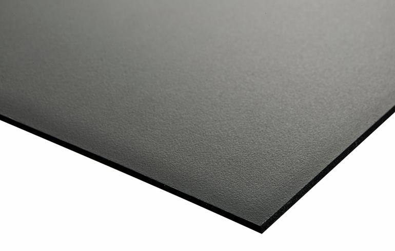 FOAMALUX® Sort, Opskummet plade, 1220mm x 2440mm x 5,0 mm