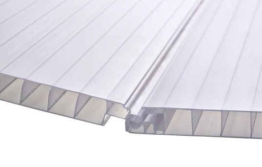 Click-Step termoplader. 16 mm 2-lags polycarbonat. Opal - 5 stk./pk. - 