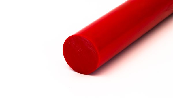 PVC-U Rundstang Rød - 