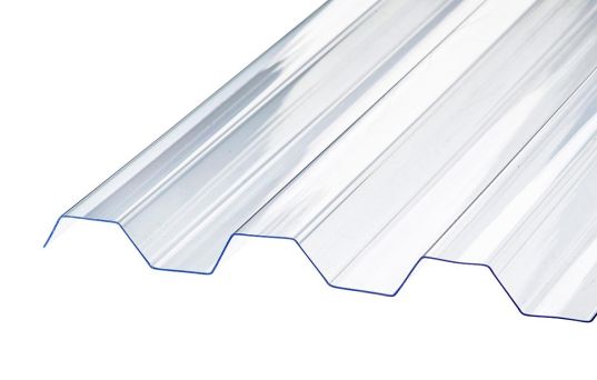 SUNLUX 2000PC trapezplade profil 76/18. Glasklar - 