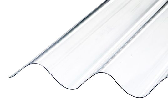 Onduline®, Lysplader PC profil 95/38, Glasklar, 950mm x 2000mm - 