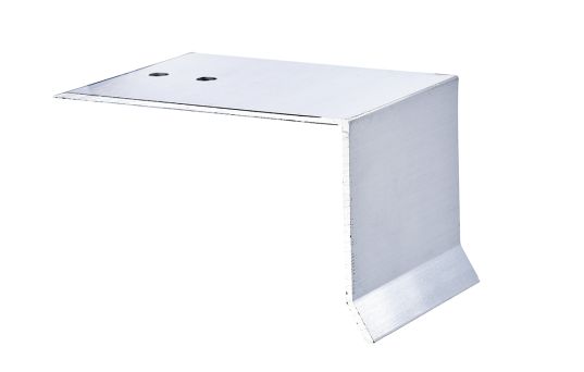 Alu stopbeslag til 32 mm, 80 mm - 