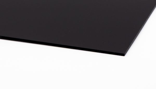 Plexiglas støbt Satinice Black Panther 9H01 SC enside Satin SK-Folie 3.050 x 2.030 x 3 mm - 