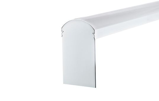 Hvid endekap til Rygningsprofil - 