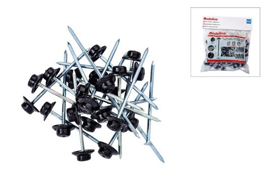 Søm til Onduline®, galvaniseret 65 mm. Sort - 