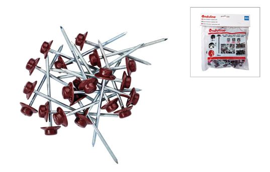 Søm til Onduline® galvaniseret 65 mm. Rød - 