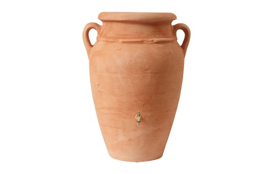 ANTIQUE REGNVANDSBEHOLDER TERRACOTTA 360 L - 