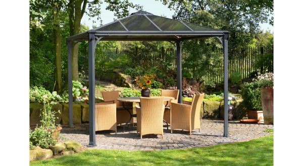 Pavillon, Palermo 3000, antracitgrå - 