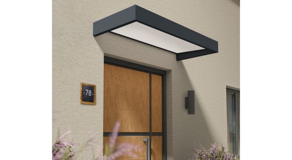 Dørbaldakin, Sophia 215 x 95 cm, hvid opal - 