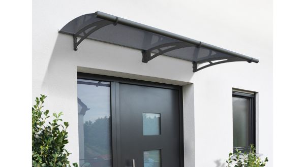 Dørbaldakin, Aquila 2050, røgfarvet grå - 