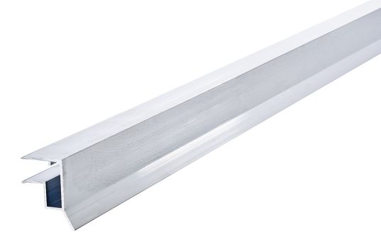 Alu vandnæseprofil, til forkant af 10 mm. Termoplader - 