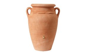 ANTIQUE REGNVANDSBEHOLDER TERRACOTTA 600 L