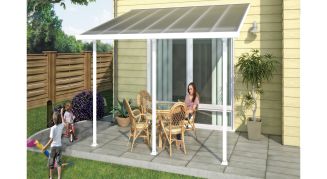 Terrasseoverd&aelig;kning, Feria 12,5 m2, hvid