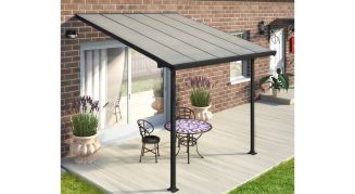 Terrasseoverd&aelig;kning, Feria 9,0 m2, antracitgr&aring;