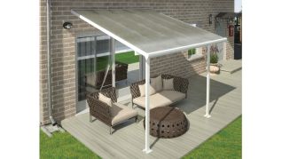 Terrasseoverd&aelig;kning, Feria 9,0 m2, hvid