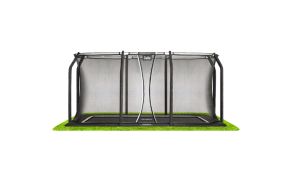 Trampolin Royal, Baseground, 305 x 214 cm, inkl. net, sort