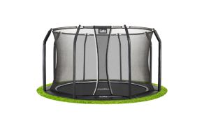 Trampolin Royal, Baseground, &Oslash;366 cm, inkl. sikkerhedsnet, sort