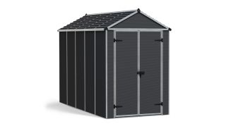 Skur, Rubicon 7,0 m2, m&oslash;rkegr&aring;