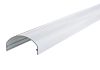 Hvid alu dækprofil 17,5 - 32,5 gr. 6000 mm - 