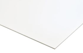 ABS Plade, Hvid, 1220mm x 2440mm x 2mm - 